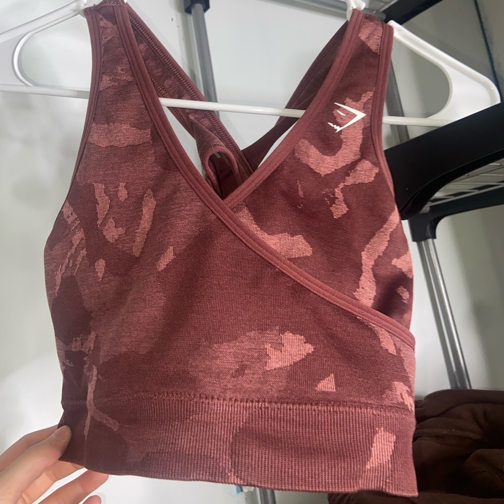 Camo sports bra